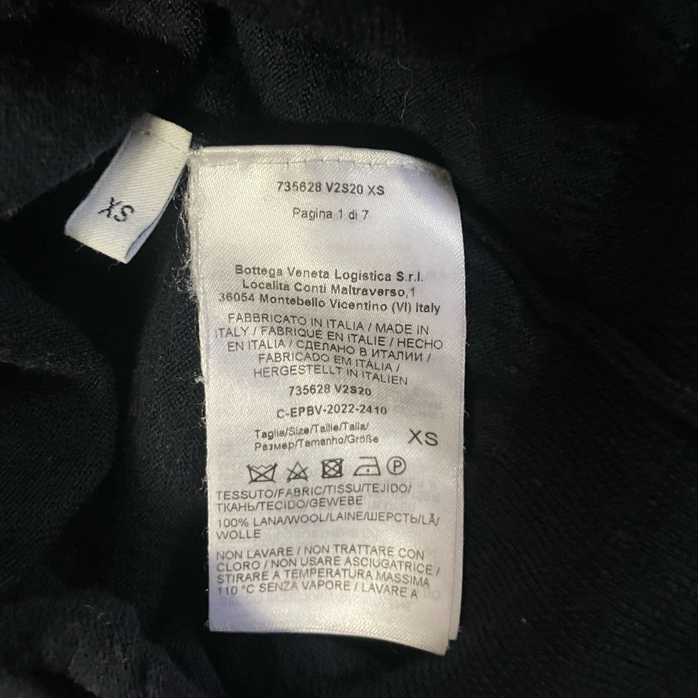 Bottega Veneta Midnight Navy Blue MockTurtleneck Sweater made in Italy 🇮🇹 - Picture 13 of 17